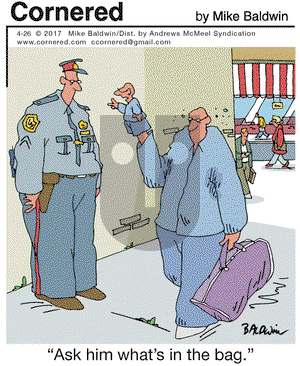 Cornered on Wednesday April 26, 2017 Comic Strip
