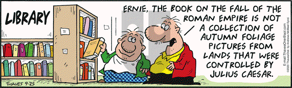 Frank and Ernest on Friday September 25, 2020 Comic Strip