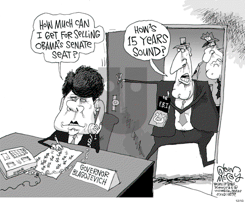 Glenn McCoy on Monday December 8, 2008 Comic Strip