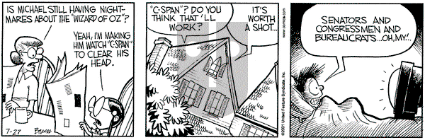 Grand Avenue on Friday July 27, 2001 Comic Strip