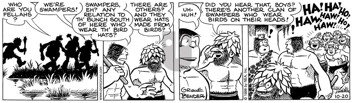 Alley Oop - Tuesday October 20, 1998 Comic Strip