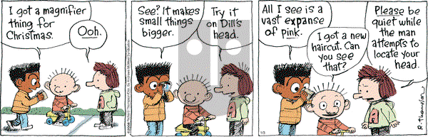 Cul de Sac on Thursday January 3, 2019 Comic Strip