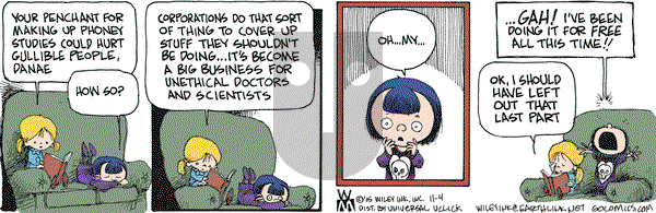 Non Sequitur on Wednesday November 4, 2015 Comic Strip