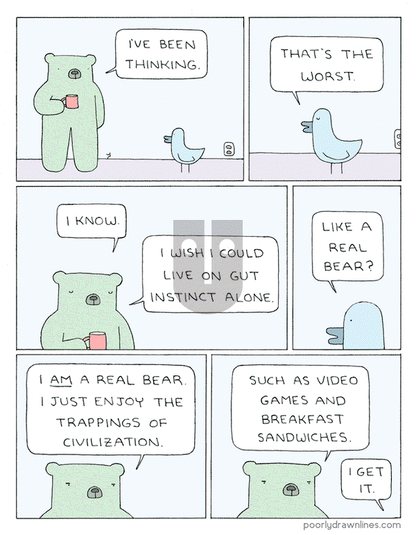 Poorly Drawn Lines on Monday March 25, 2019 Comic Strip