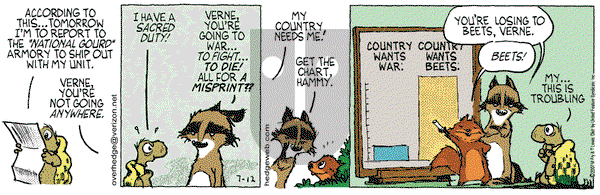 Over the Hedge on Thursday July 12, 2007 Comic Strip