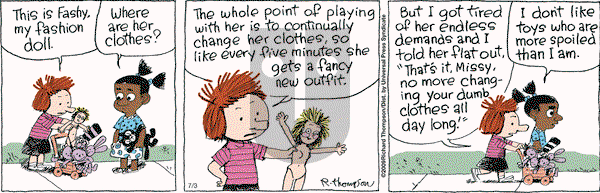 Cul de Sac on Friday July 3, 2009 Comic Strip