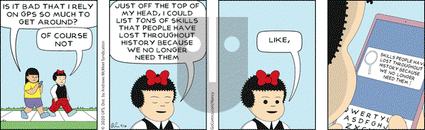 Nancy on Wednesday September 2, 2020 Comic Strip