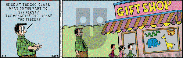 Grand Avenue on Tuesday April 4, 2023 Comic Strip