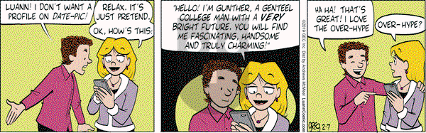 Luann on Thursday February 7, 2019 Comic Strip
