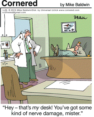 Cornered on Wednesday January 23, 2013 Comic Strip