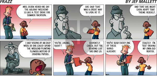 Frazz on Sunday May 26, 2019 Comic Strip