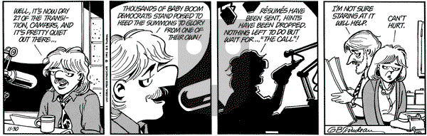 Doonesbury on Monday November 30, 1992 Comic Strip