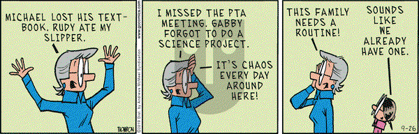Grand Avenue on Thursday September 26, 2019 Comic Strip