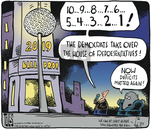 Tom Toles on Monday December 31, 2018 Comic Strip