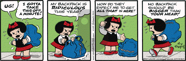 Nancy on Thursday October 2, 2014 Comic Strip