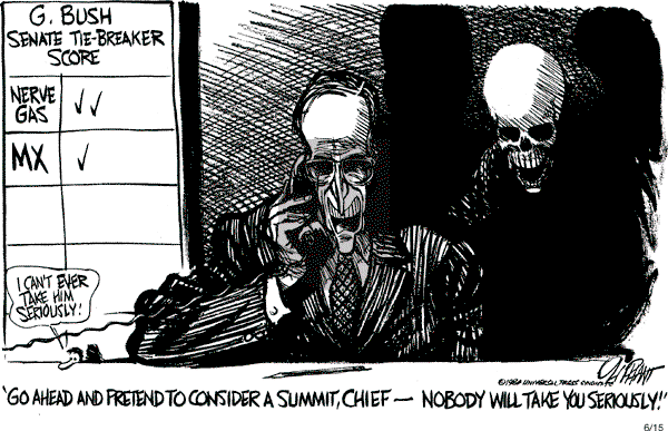 Pat Oliphant - Friday June 15, 1984 Comic Strip