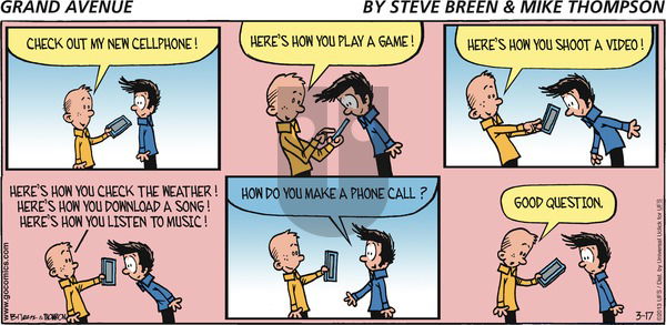 Grand Avenue on Sunday March 17, 2013 Comic Strip