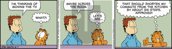 Garfield on Thursday June 7, 2018 Comic Strip