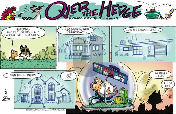 Over the Hedge on Sunday April 5, 2020 Comic Strip