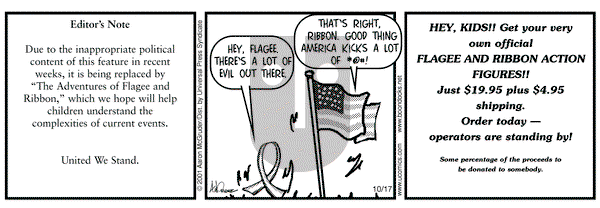 The Boondocks on Saturday October 20, 2001 Comic Strip