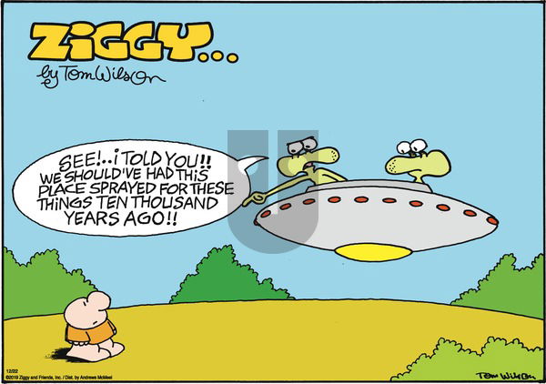 Ziggy - Sunday December 22, 2019 Comic Strip