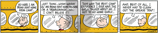 Peanuts on Saturday June 22, 2002 Comic Strip