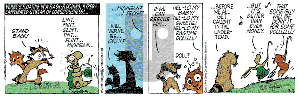 Over the Hedge on Tuesday April 3, 2007 Comic Strip