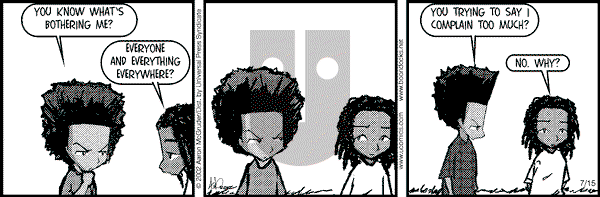 The Boondocks on Monday April 28, 2025 Comic Strip
