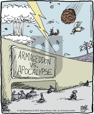 In the Bleachers on Friday March 28, 2014 Comic Strip