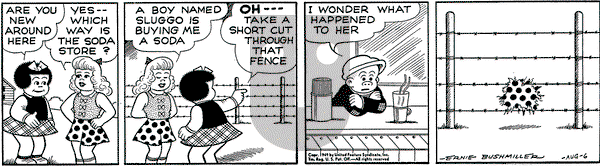 Nancy on Saturday August 6, 1949 Comic Strip