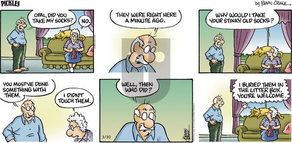 Pickles on Sunday March 30, 2025 Comic Strip