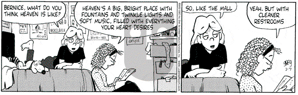 Luann on Thursday February 7, 2002 Comic Strip