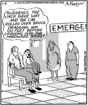 Close to Home on Tuesday January 4, 2000 Comic Strip