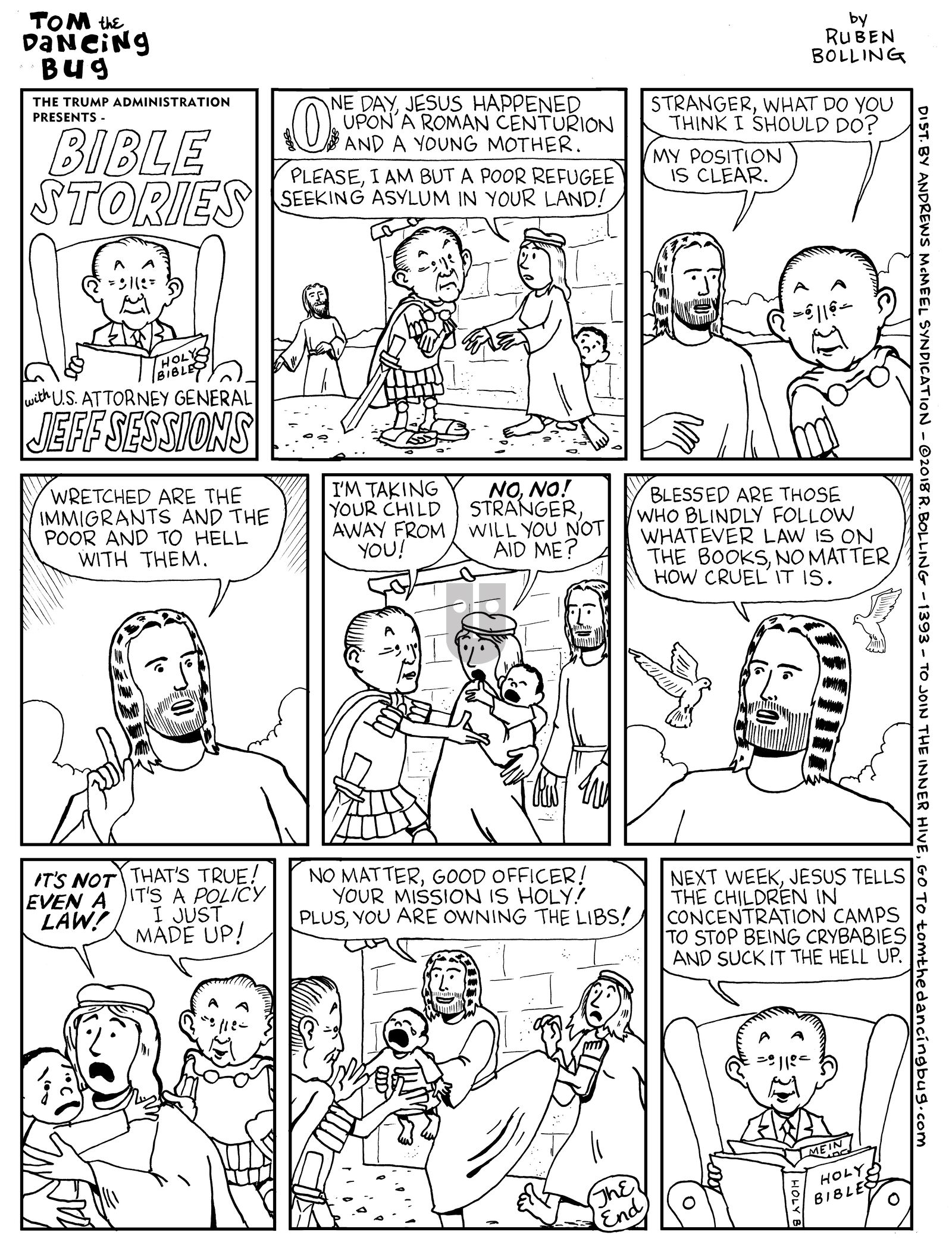 Tom the Dancing Bug - Monday June 18, 2018 Comic Strip