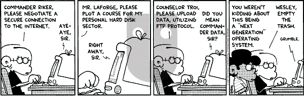 FoxTrot on Thursday October 25, 2001 Comic Strip