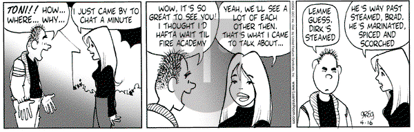 Luann on Friday April 16, 2004 Comic Strip