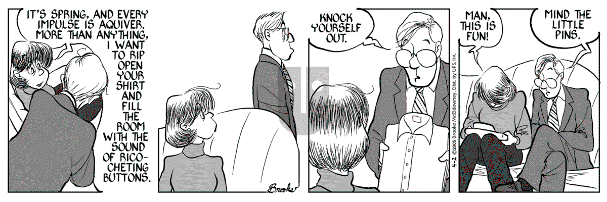 9 Chickweed Lane - Saturday April 2, 2005 Comic Strip
