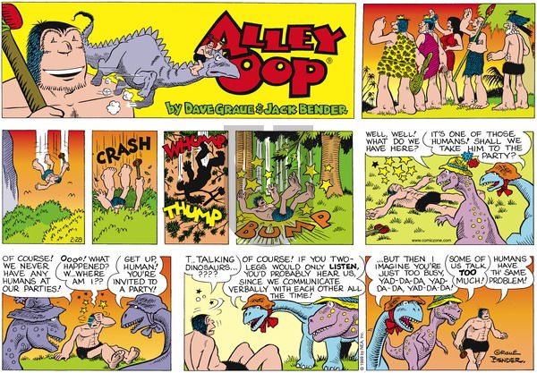 Alley Oop on Monday July 12, 1999 Comic Strip