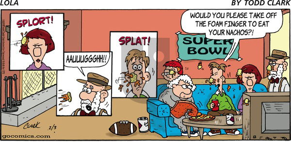 Lola on Sunday February 3, 2013 Comic Strip