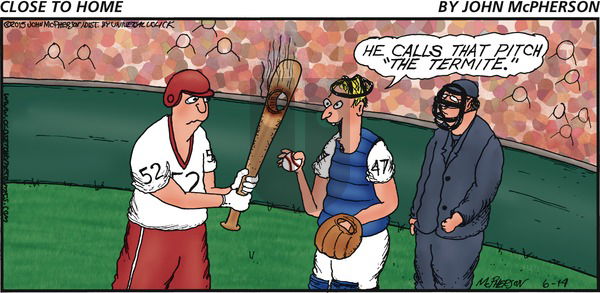 Close to Home on Sunday June 14, 2015 Comic Strip