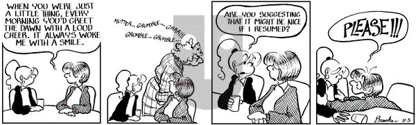 9 Chickweed Lane on Friday November 5, 1993 Comic Strip