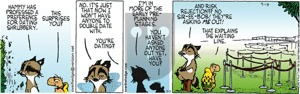 Over the Hedge - Thursday September 3, 2015 Comic Strip