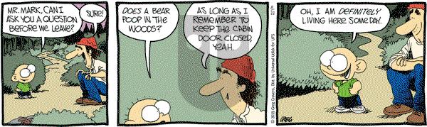 The Buckets on Saturday August 22, 2015 Comic Strip