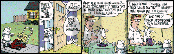 Monty on Monday July 3, 2017 Comic Strip