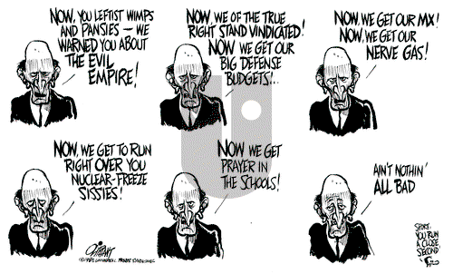 Pat Oliphant on Tuesday September 13, 1983 Comic Strip