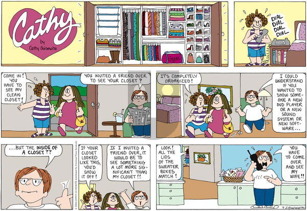 Cathy Classics on Sunday July 3, 2011 Comic Strip