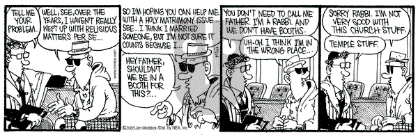 Monty on Friday December 2, 2005 Comic Strip