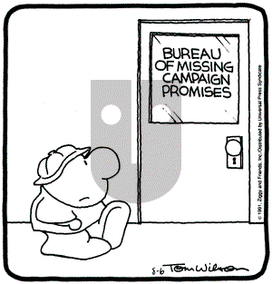 Ziggy on Tuesday August 6, 1991 Comic Strip