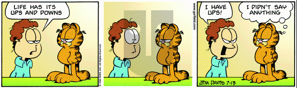 Garfield on Monday July 13, 1998 Comic Strip