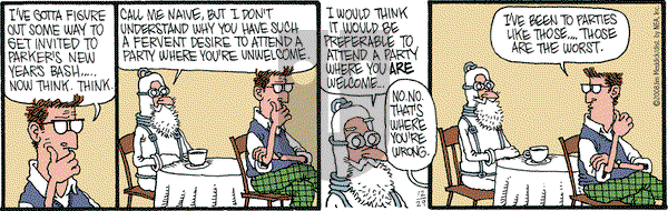 Monty on Monday December 29, 2008 Comic Strip